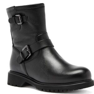 La Canadienne Black Leather Boots